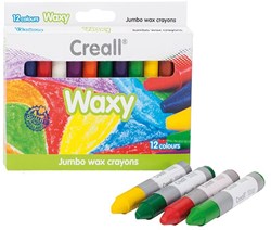 Creall pastelli a cera arte bambini 12 colori - set giocattolo creativo