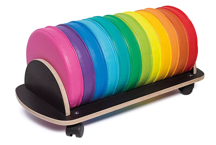 Softplay zitkussentjes met trolley