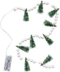 Boltze Home catena luminosa natalizia 130cm con timer luce calda