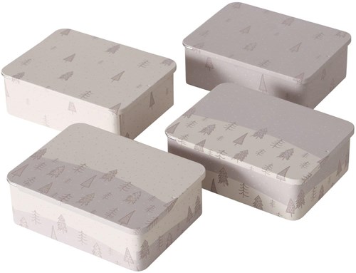 Boltze Home barattolo metallo bianco 12x9x4cm ermetico cucina