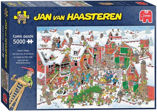 Puzzle Jan van Haasteren Santa's Village 5000 pezzi puzzle cartoon