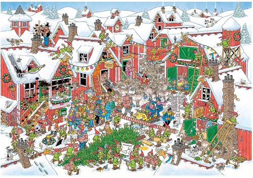 Puzzle Jan van Haasteren Santa's Village 5000 pezzi puzzle cartoon-2