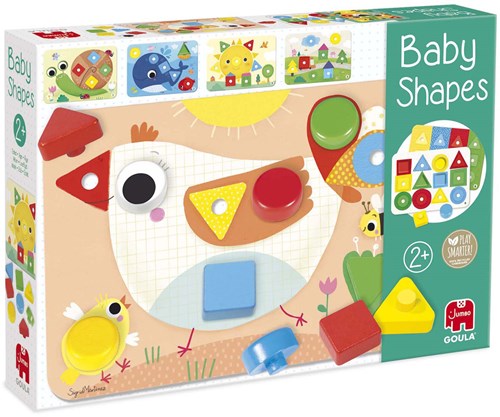 Jumbo Goula - Gioco educativo di forme in legno per bambini piccoli