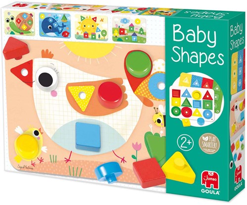 Jumbo Goula - Gioco educativo di forme in legno per bambini piccoli-2