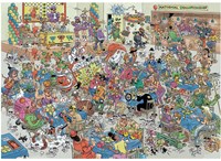Jumbo puzzle Jan van Haasteren Campionato NL Non ti Arrabbiare 1000 pezzi-2
