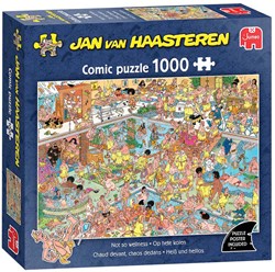 Jumbo puzzle Jan van Haasteren Sui carboni ardenti 1000 pezzi cartone animato