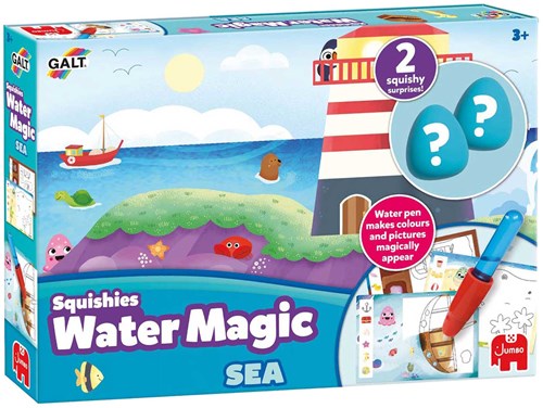 Jumbo Water Magic Squishies Animali Marini - Colorare con l'acqua - Set gioco