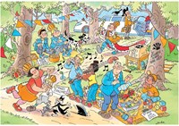 Jumbo puzzle Il Mercatino Jan van Haasteren Junior 240 pezzi bambini-2