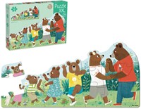 Jumbo puzzle XXL famiglia di orsi - puzzle per bambini-3