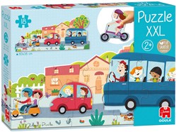 Jumbo puzzle XXL veicoli - grande puzzle per bambini veicoli