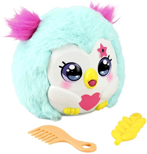 Jumbo Funtasy Family peluche gufo interattivo - giocattolo morbido dai 3 anni-3
