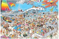 Jumbo puzzle adulti - Jan van Haasteren In Spiaggia 1500 pezzi-2