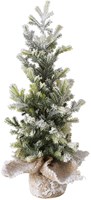 Boltze Home albero di Natale artificiale decorazione Ø15xH40cm in vaso di juta