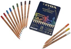 Lyra matite acquerellabili Rembrandt scatola metallo 12 matite colorate