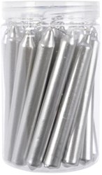 Decoris candele per albero di Natale argento metallizzato 22 pezzi decorazione