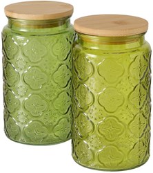 Boltze Home barattolo contenitore in vetro 1000ml organizer cucina