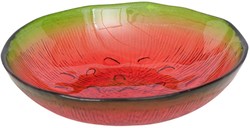 Boltze Home ciotola anguria - ciotola in vetro Ø16cm rossa