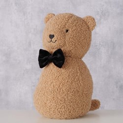 Boltze Home fermaporta orso - peluche marrone in poliestere 22 cm