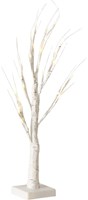 Boltze Home albero decorativo LED bianco multicolore 53cm luci natalizie