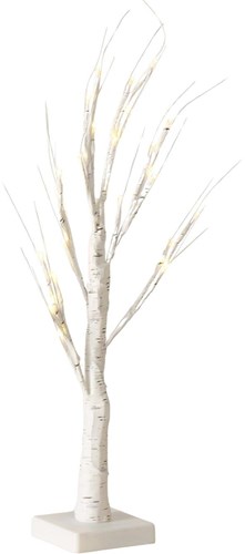 Boltze Home albero decorativo LED bianco multicolore 53cm luci natalizie