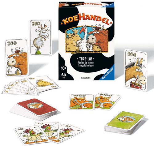 Ravensburger gioco di carte Mercato delle mucche - gioco strategico famiglia animali-3