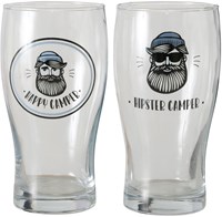 Boltze Home bicchiere da birra pinta Camper 550ml multicolore lavabile in lavastoviglie