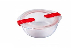 Pyrex teglia forno vetro borosilicato 20x18x7cm con coperchio microonde