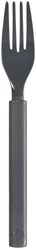 Duni forchette in plastica Granite 18cm - posate riutilizzabili 6 pezzi