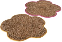 Boltze Home tovaglietta in alghe rotonda 37cm multicolore forma fiore