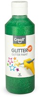 Creall vernice glitter verde - 250ml pittura creativa per bambini