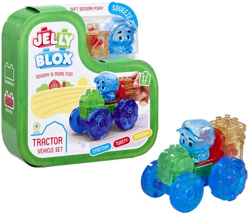 Goliath giocattoli - Jelly Blox trattore e contadino playset-3