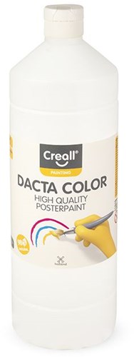 Creall tempera bianca 1000ml - pittura per bambini per dipingere