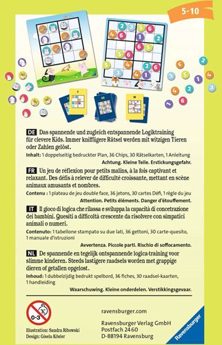 Ravensburger Sudoku rompicapo gioco di logica per bambini - giocattolo educativo-2