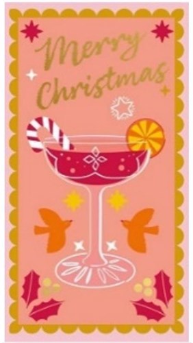 Duni tovaglioli cocktail natalizi 33x40cm decorazione tavola carta