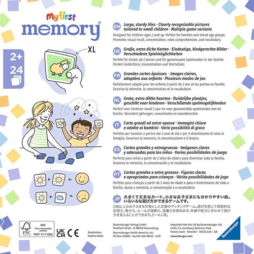 Ravensburger memory gioco di carte veicoli - giocattolo educativo-2