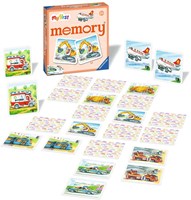 Ravensburger memory gioco di carte veicoli - giocattolo educativo-3