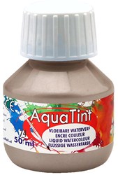 Collall acquerello aqua tint argento - pittura creativa 50ml