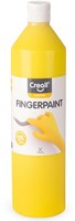Creall pittura a dita gialla senza conservanti 750ml pittura bambini