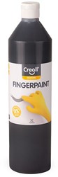 Creall pittura a dita nera senza conservanti 750ml pittura bambini