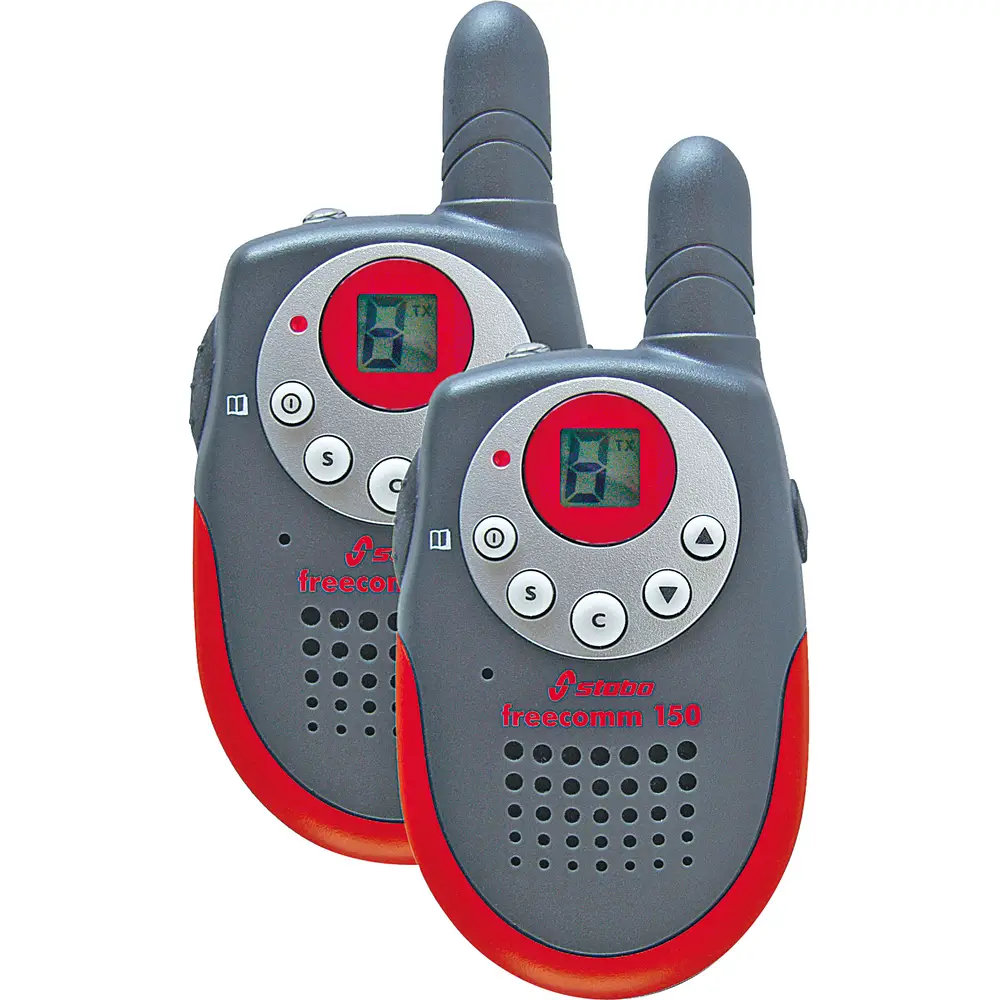 Vedes walkie talkie Stabo Freecomm 150 PMR, portata 5 km, grigio