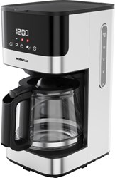 Inventum macchina da caffè filtro 1,5L 12 tazze acciaio nero timer