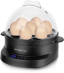 Emerio cuociuova elettrico 350W - 7 uova - funzione vocale nero