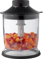 Tomado frullatore a immersione set acciaio inox - potente mixer 1000W con tritatutto-3