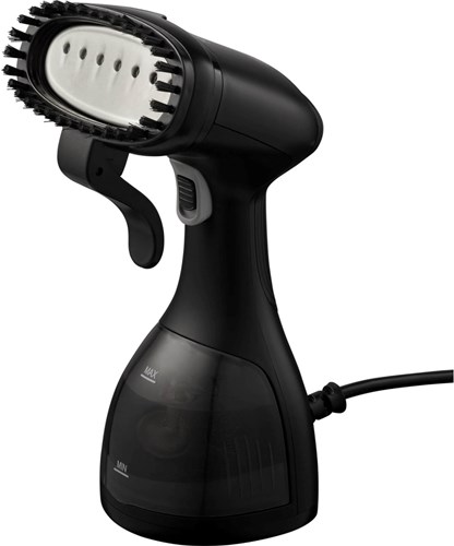 Tomado stiratrice a vapore portatile pulitore a vapore 1200W piastra inox nera-2