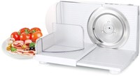 Emerio Affettatrice - Affettatrice elettrica 100W lama in acciaio inox spessore regolabile-2