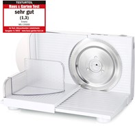 Emerio Affettatrice - Affettatrice elettrica 100W lama in acciaio inox spessore regolabile-3