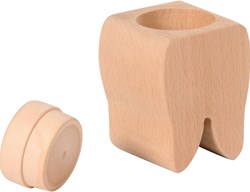 Eduplay scatola denti legno multicolore - scatola ricordo dentini da latte