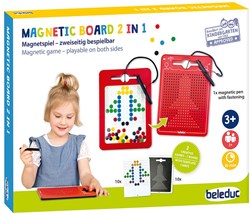 Beleduc giocattolo magnetico Magnetboard 2 in 1 gioco educativo bambini