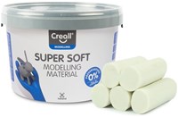 Creall pasta modellabile bianca - argilla super morbida secchio 1750 grammi