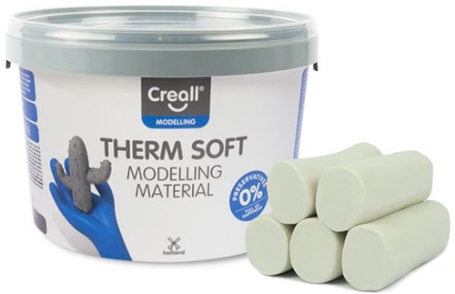 Creall argilla bianca - Therm Soft pasta modellabile 2000g per creatività